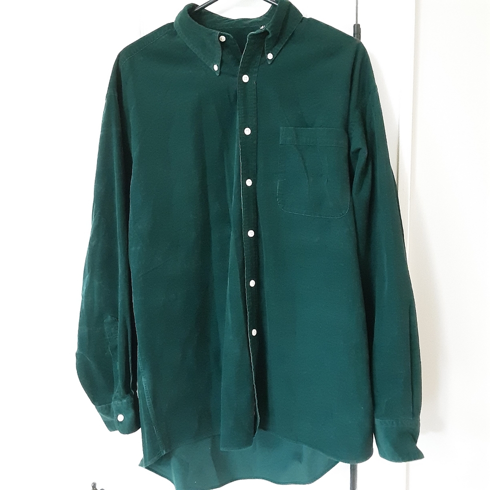 THE ORIGINAL CORDUROY BY EVERGREEN BUTTON DOWN SHIRT BRAND NEW